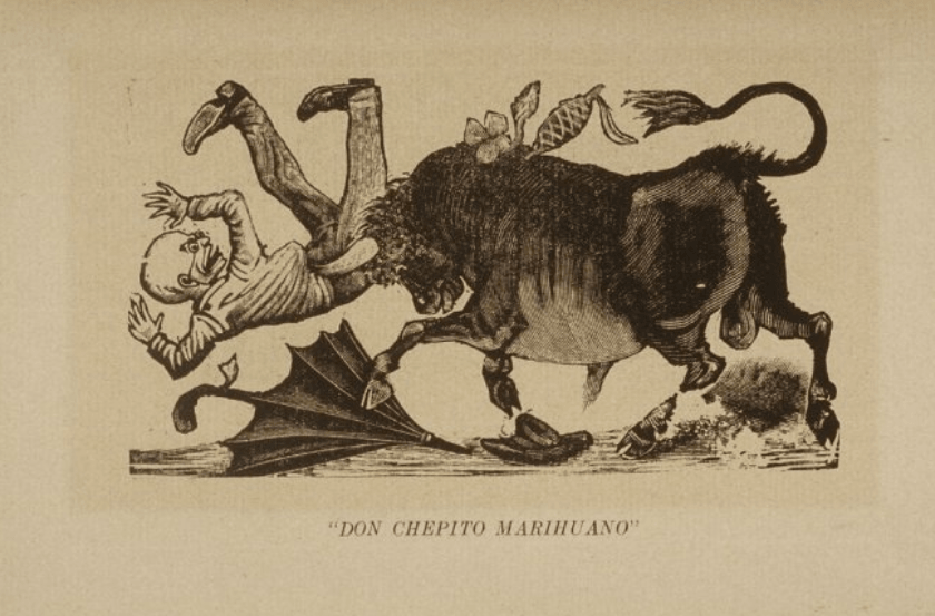ilustraciones toros Guadalupe Posada Aguilar