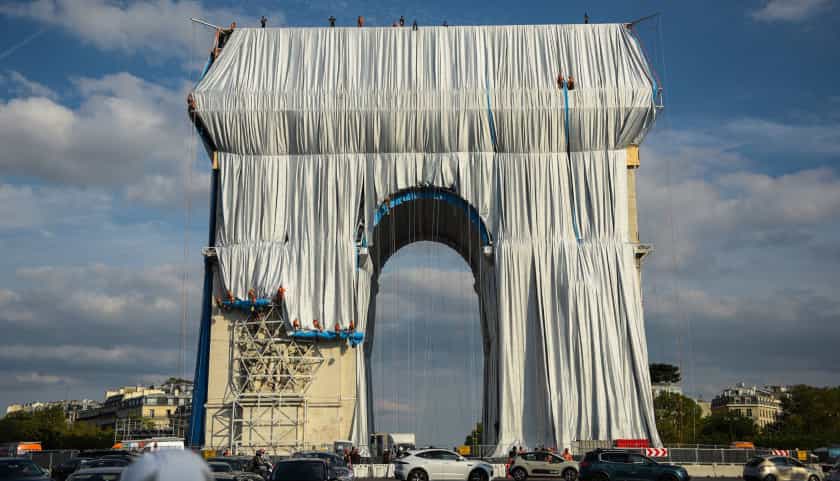 envoltorios de Christo, Arco de Triunfo