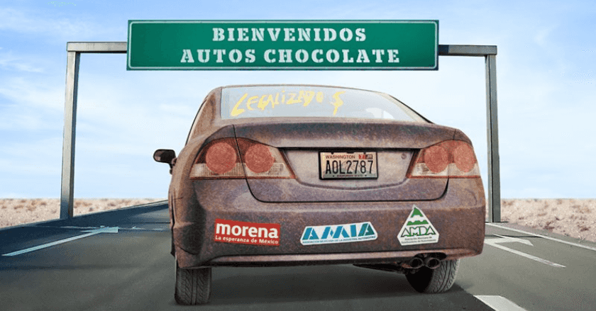 vehículos chocolate, corrupción
