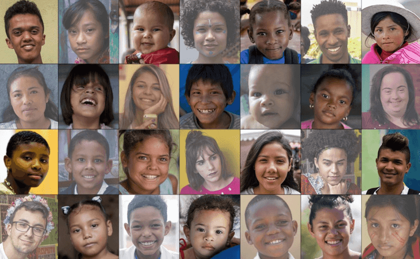 niños y adolescentes de todo el mundo