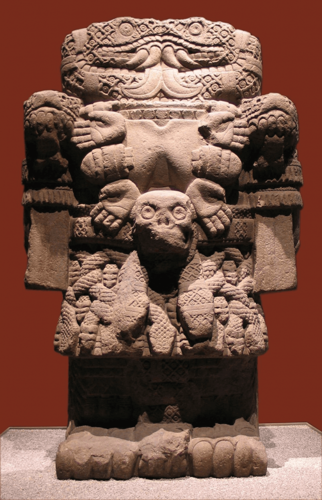 Coatlicue y serpientes de cascabel