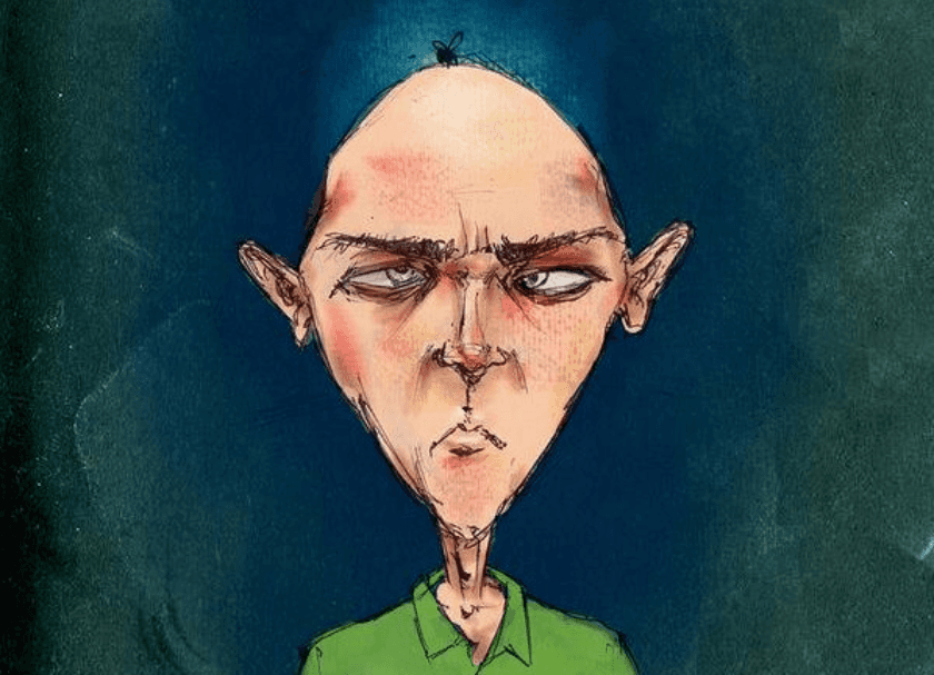 el hombre y la mosca