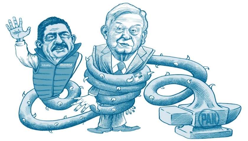 Manuel Espino y López Obrador