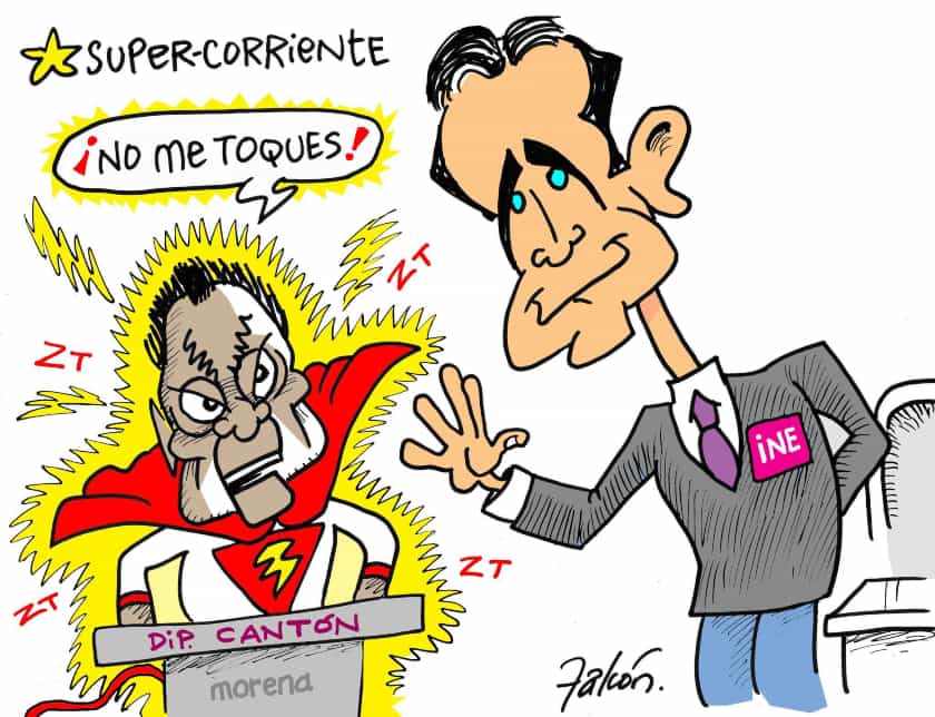 cartoon de Lorenzo Cordova y Cantón