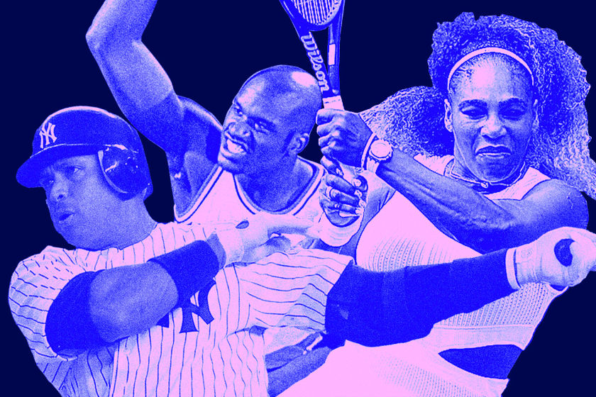 deportistas en SPAC-Shaquille O'Neal, Alex Rodriguez, Serena Williams
