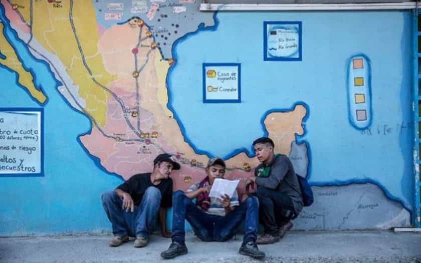 migrantes en Mexico, caravana